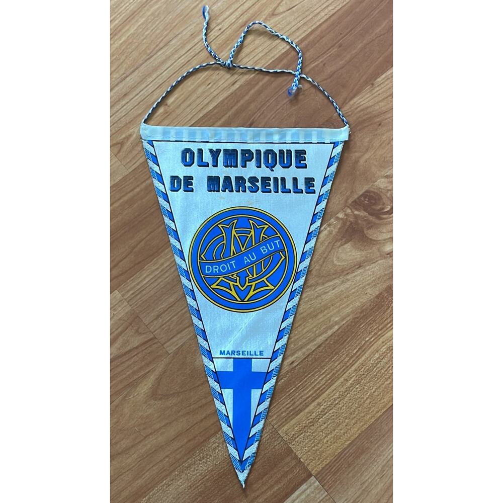 Vintage Olimpique  de Marseille Banner‎